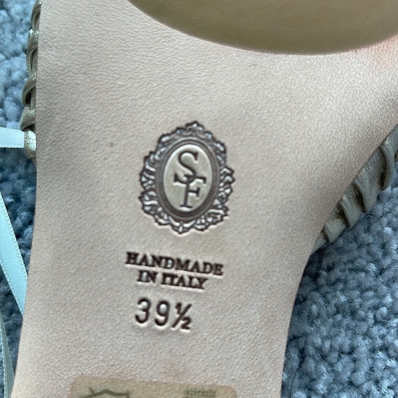 Sarah flint flats - used good condition size 39 1/2. Handmade in Italy - Picture 8 of 10